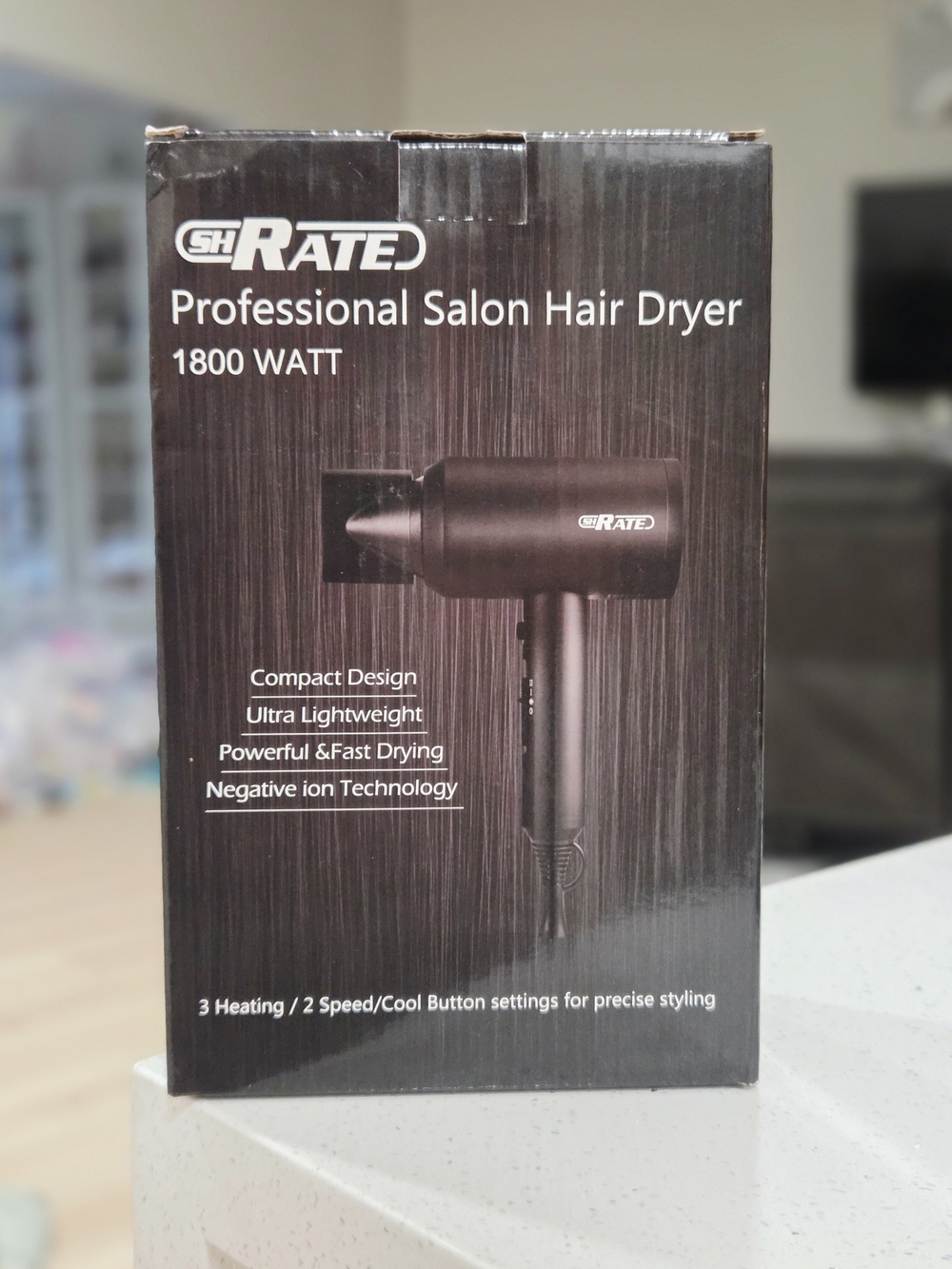 SHRATE Professional Salon Hair Dryer - Black